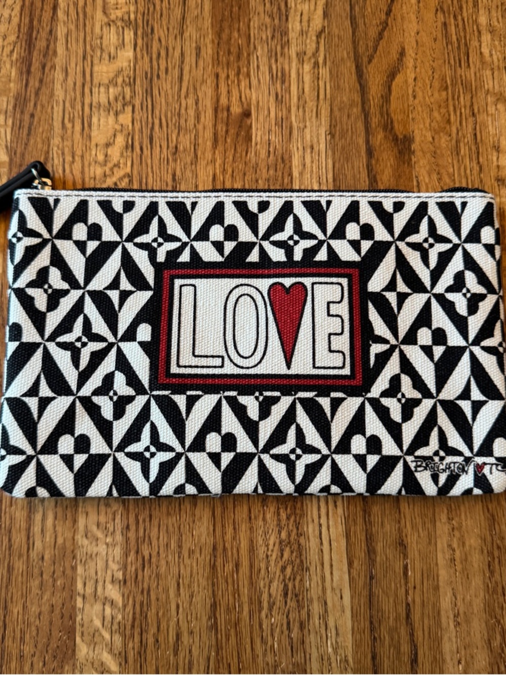 NWOT Brighton Limited Edition "Love of Art" Canvas Pouch